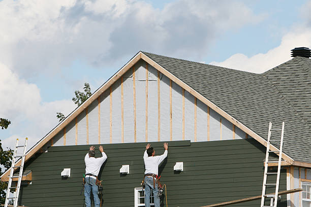 Professional Siding Repair technician working in Marshville, NC